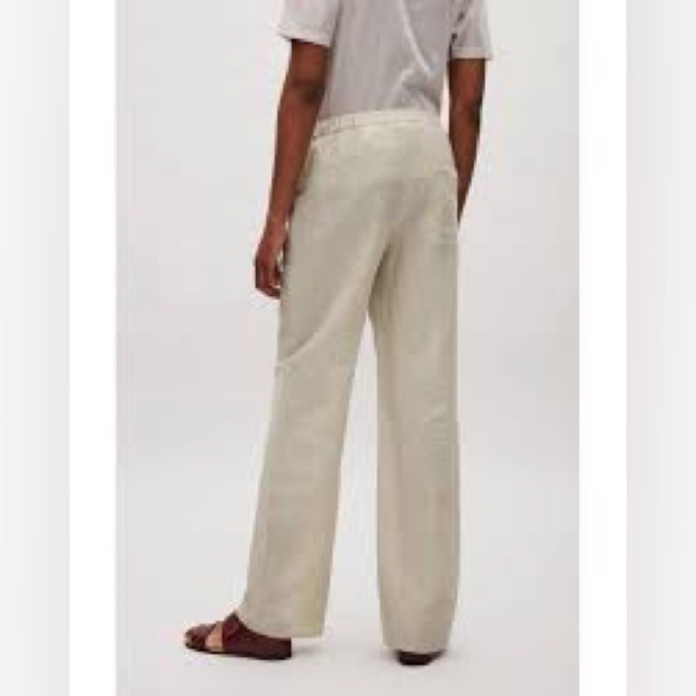 COS Cotton-Linen Trousers - Picture 2 of 16